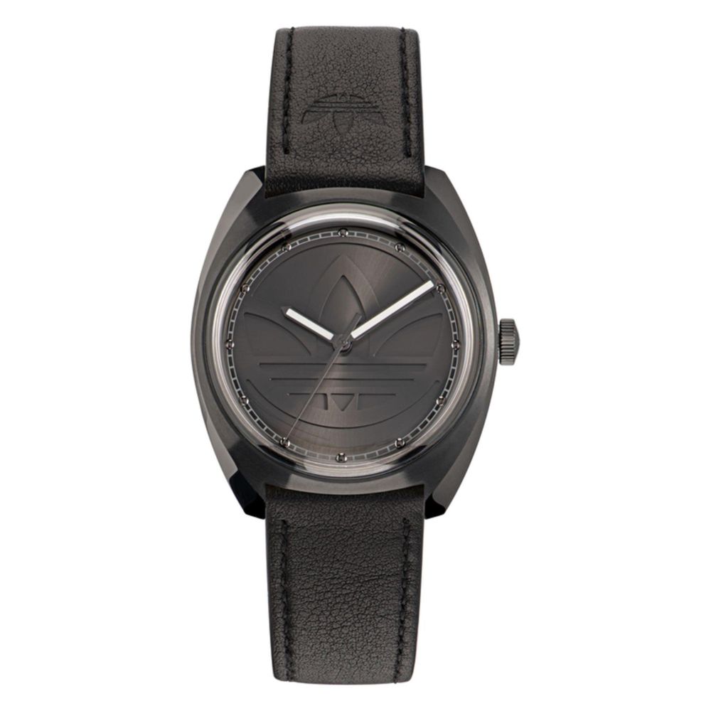 Reloj de piel negro