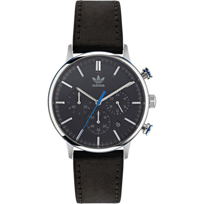 Reloj de piel negro