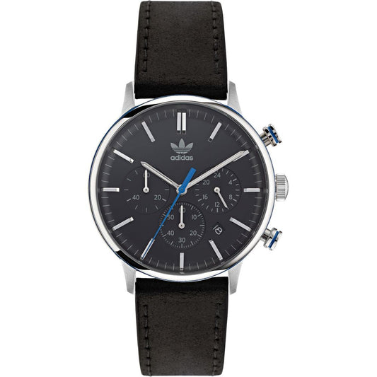 Reloj de piel negro