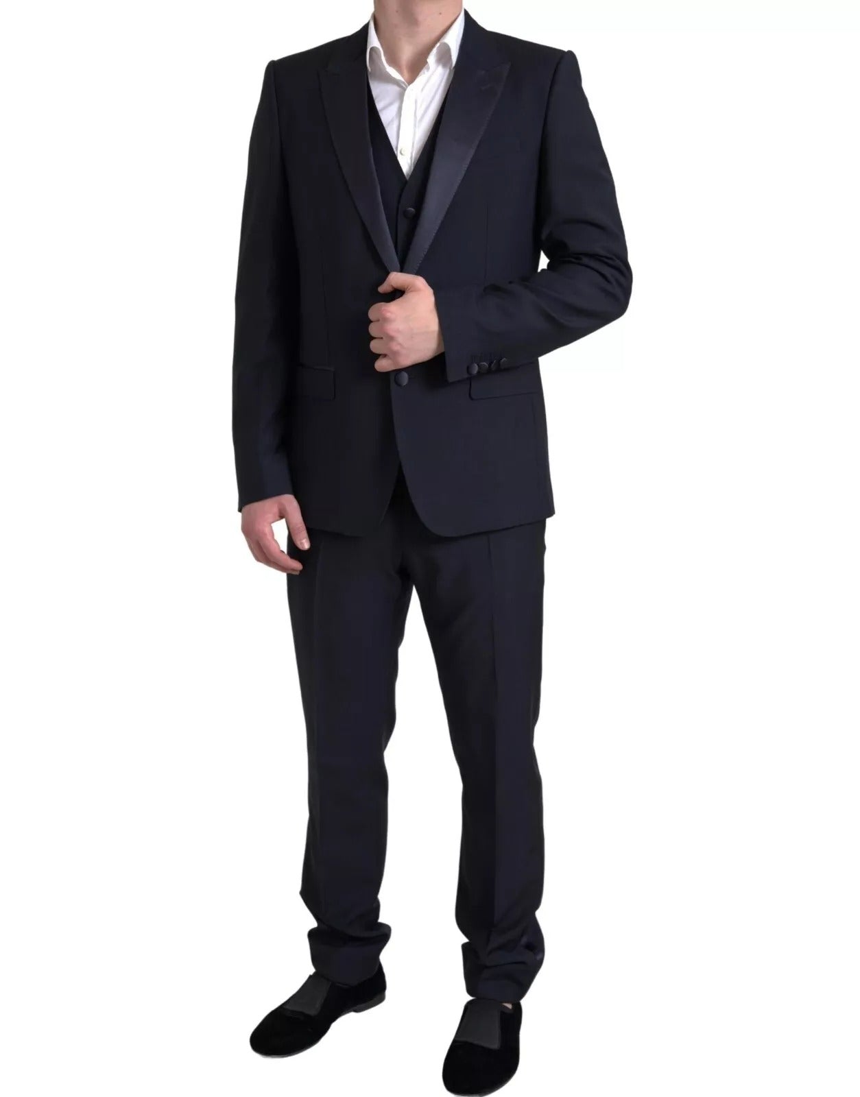 Black 3 Piece Single Breasted MARTINI Suit