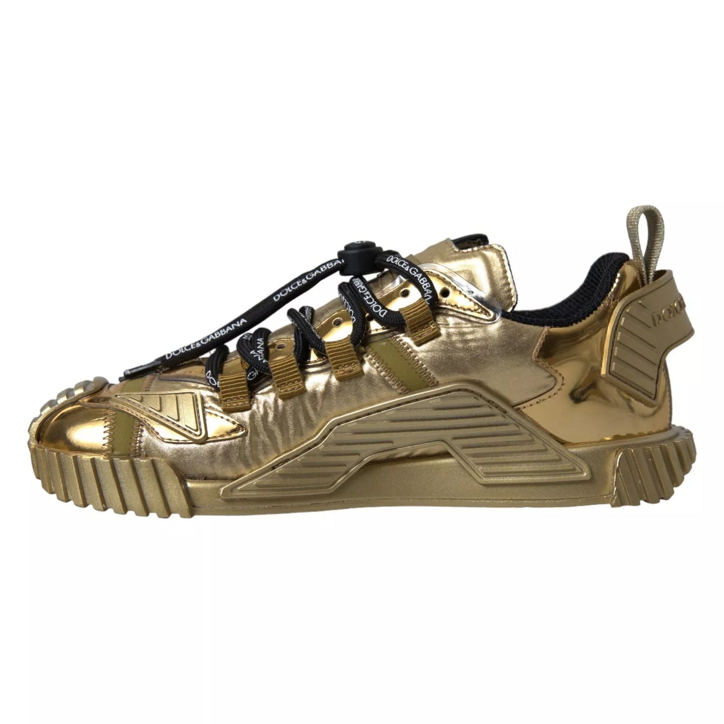 Metallic Gold NS1 Low Top Sneakers Shoes Sneakers