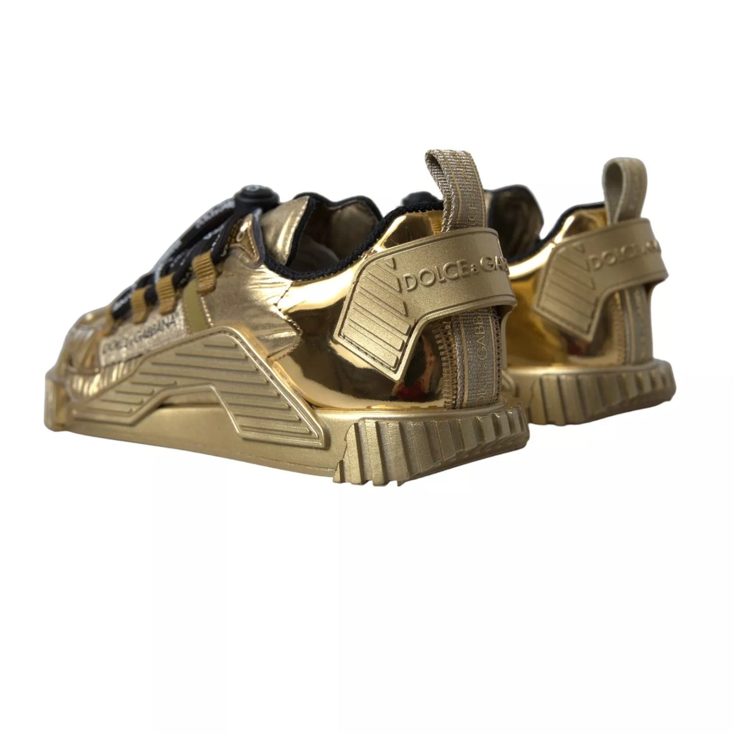 Metallic Gold NS1 Low Top Sneakers Shoes Sneakers