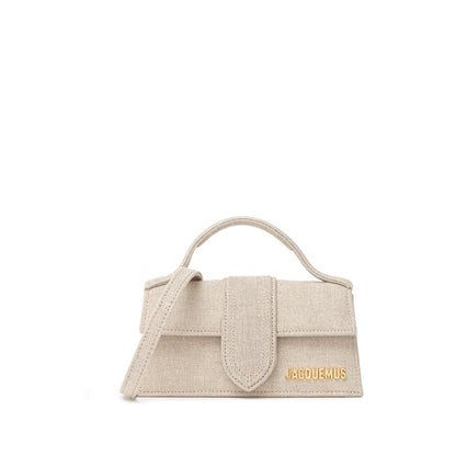 Beige Canvas Handbag