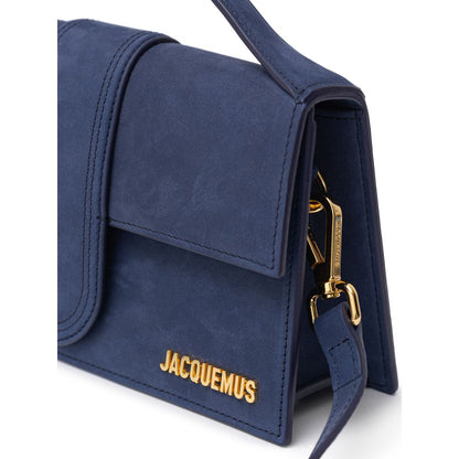 Navy Blue Scamosciato Handbag