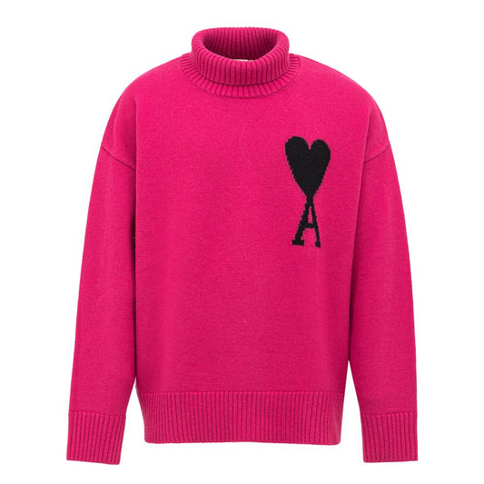 Fuchsia Wool Vergine Sweater