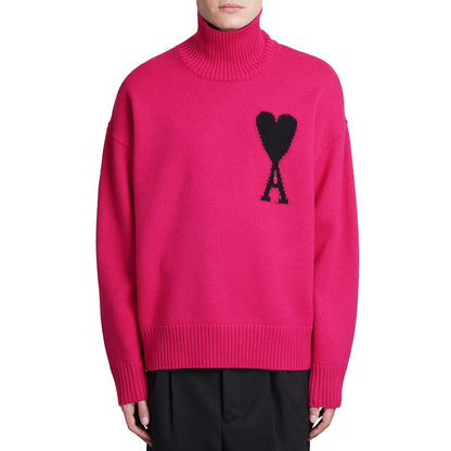 Fuchsia Wool Vergine Sweater