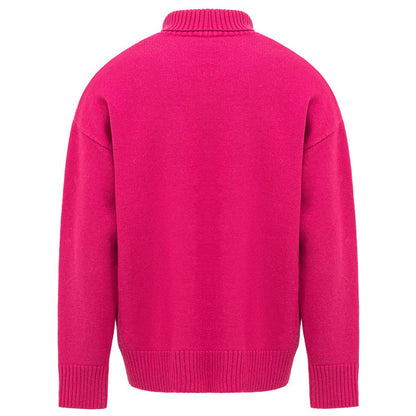 Fuchsia Wool Vergine Sweater