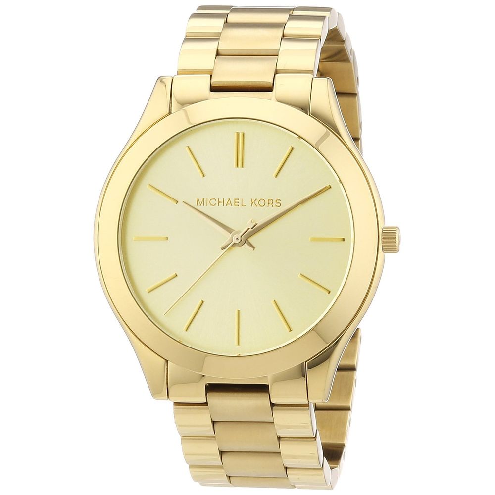 Gold Steel Watch