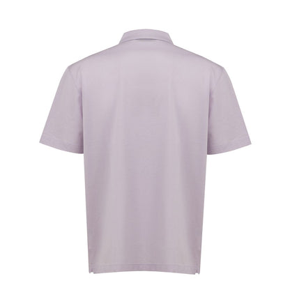 Purple Cotton Polo Shirt