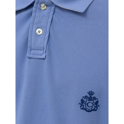 Polo de algodón azul claro