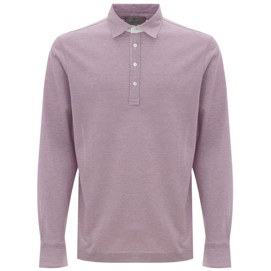 Pink Cotton Polo Shirt