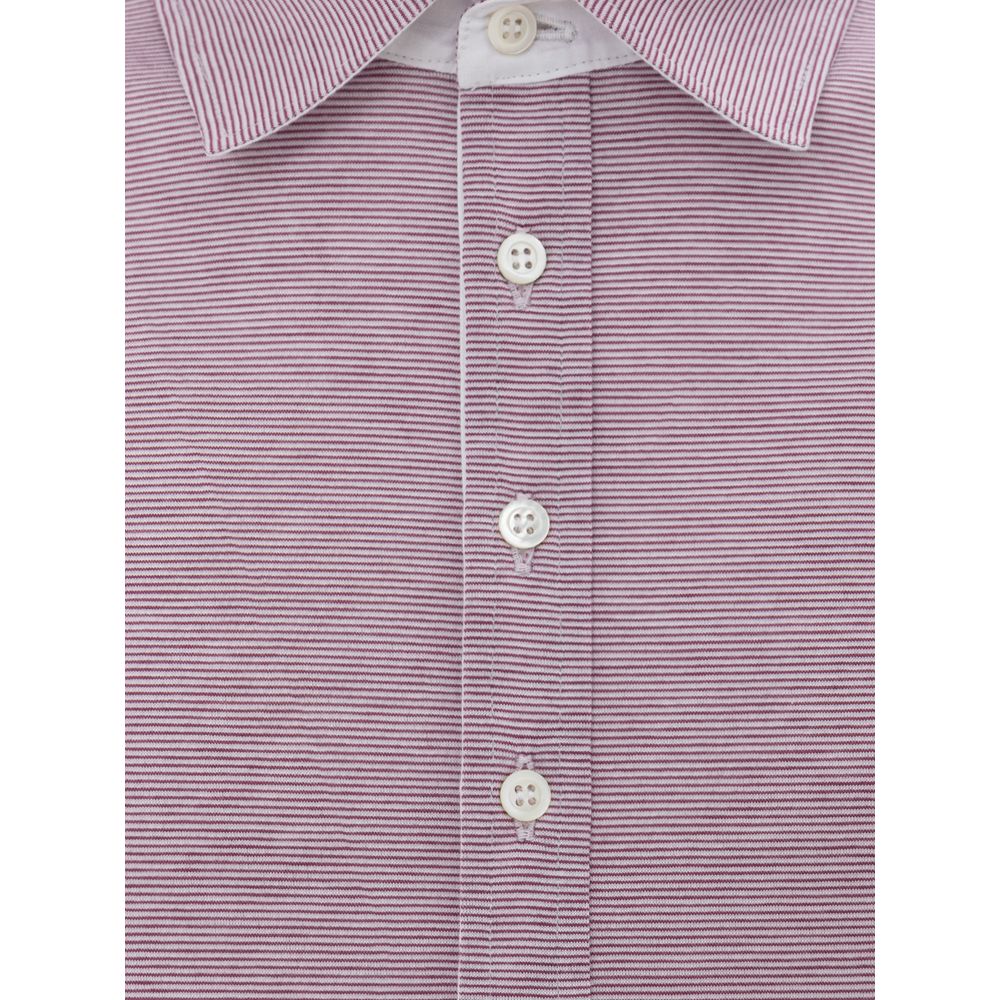 Pink Cotton Polo Shirt