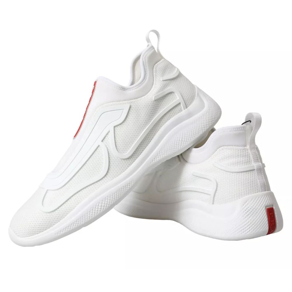 White Nylon Sneaker