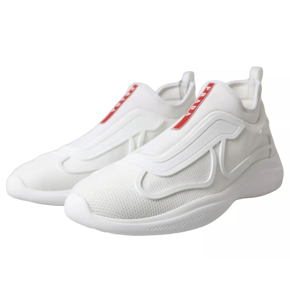 White Nylon Sneaker