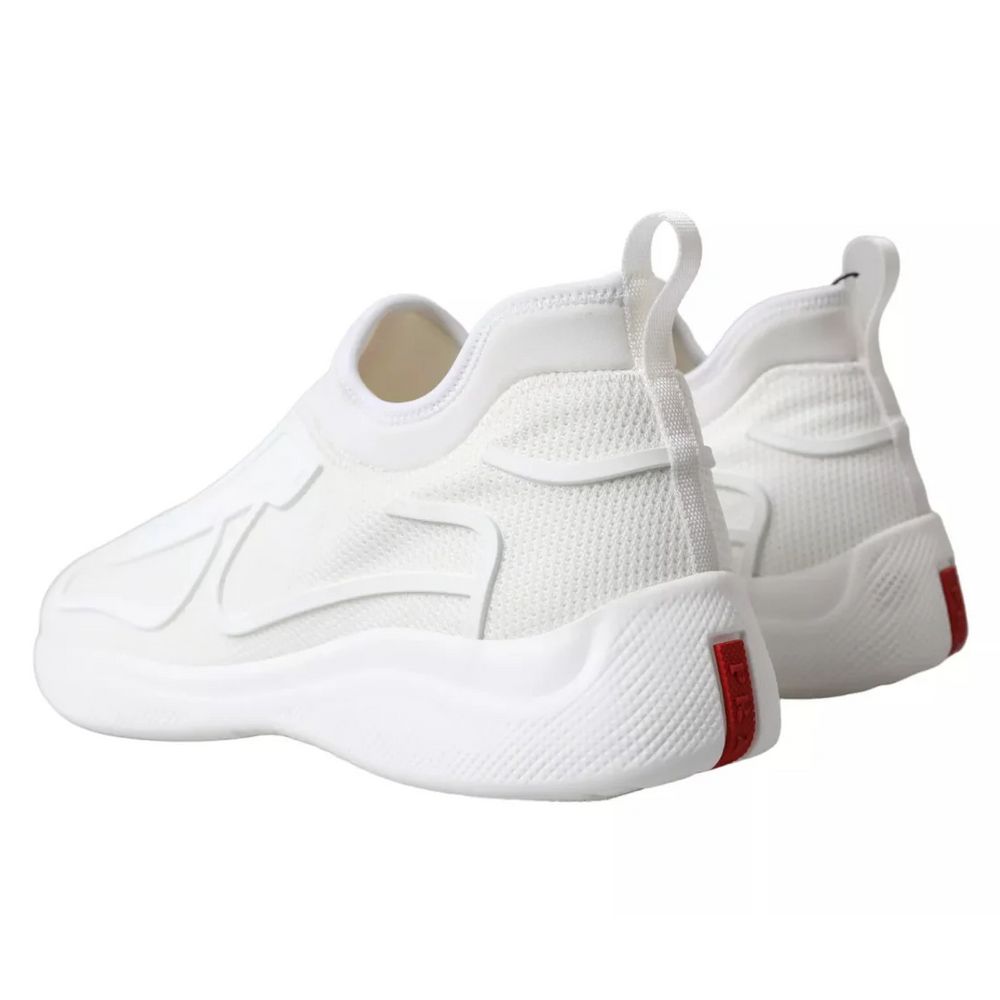 White Nylon Sneaker