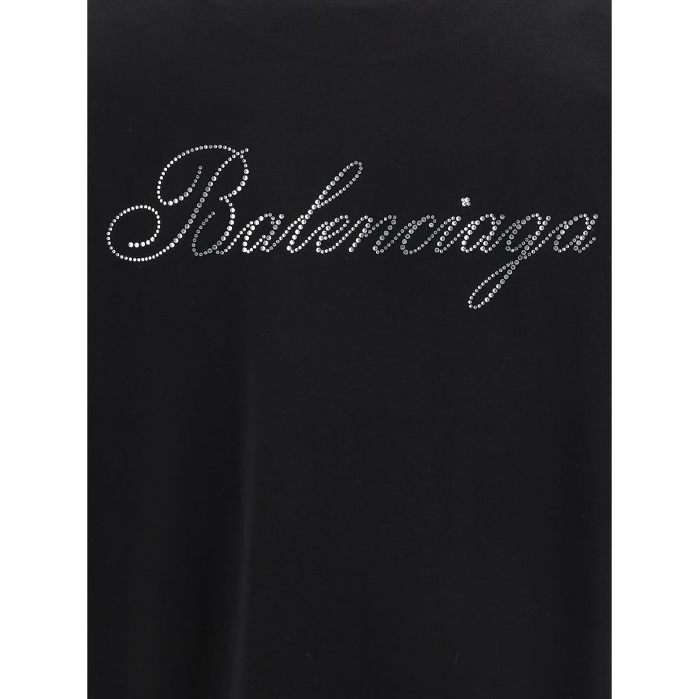 Logo rhinestones T-shirt