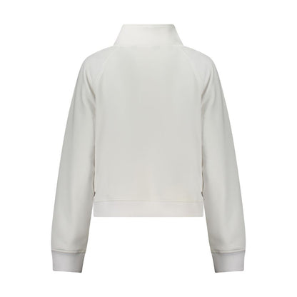 White Polyester Women Sweater