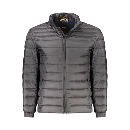 Black Polyamide Men Jacket