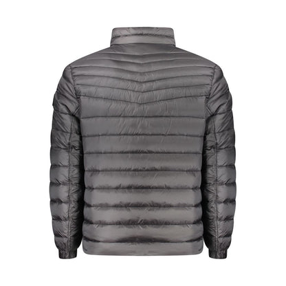 Black Polyamide Men Jacket