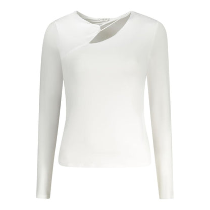 White Polyester Women Top