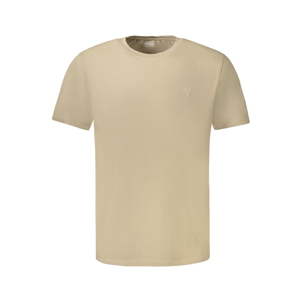 Camiseta de algodón beige