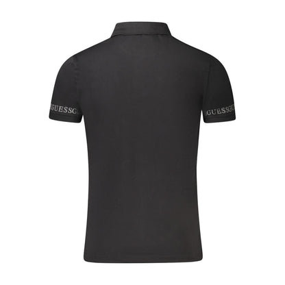 Polo de algodón negro