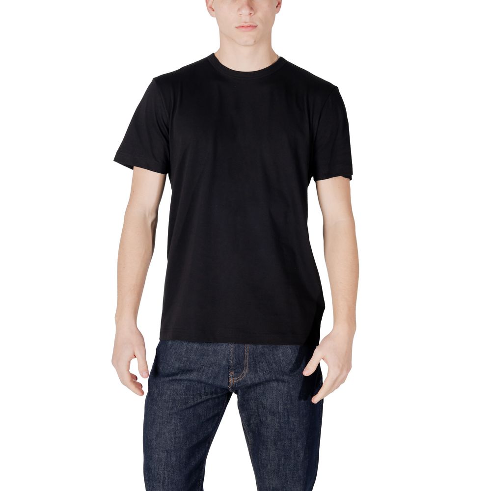 Black Cotton T-Shirt