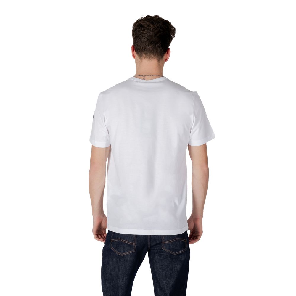 Camiseta blanca de algodón