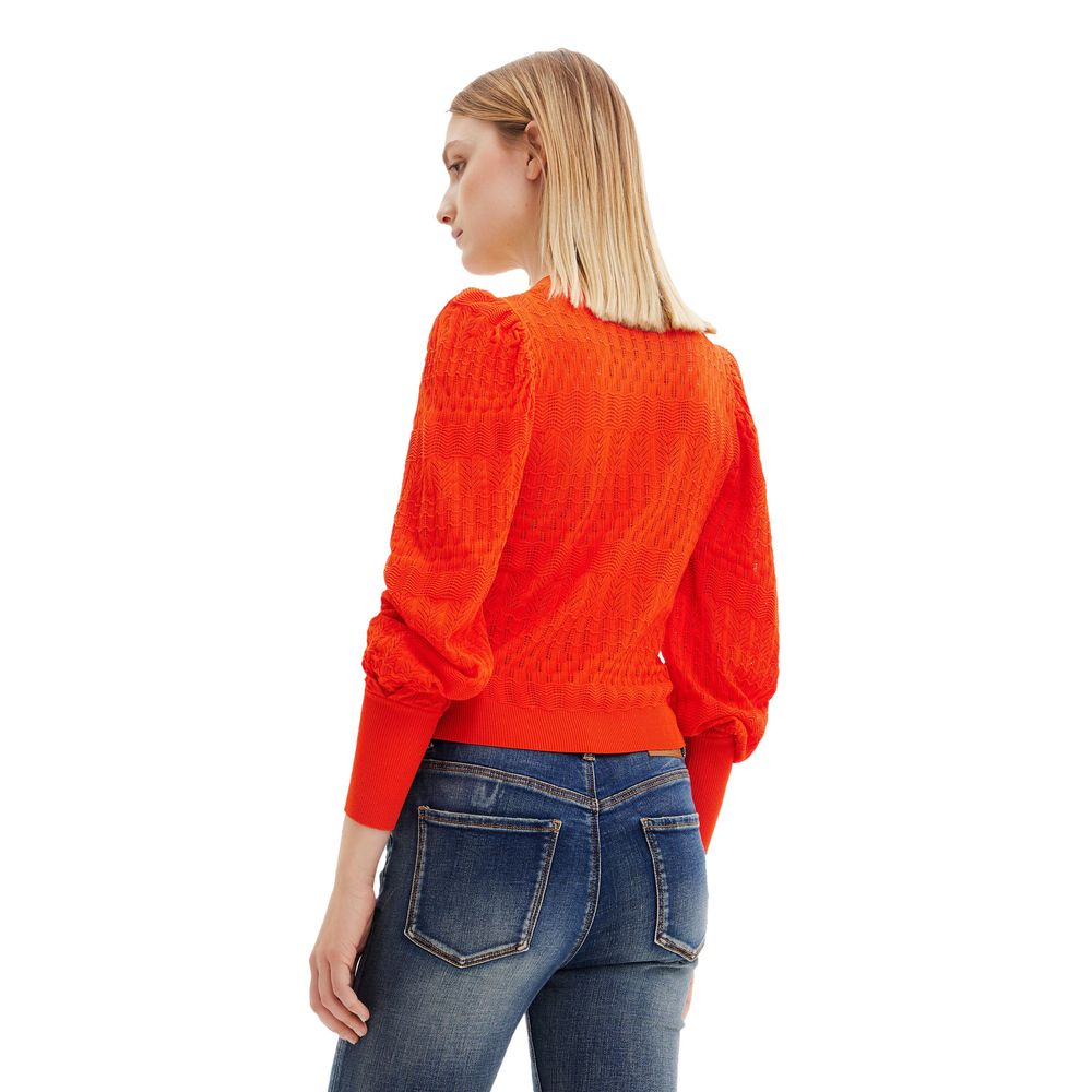 Orange Viscose Tops & T-Shirt