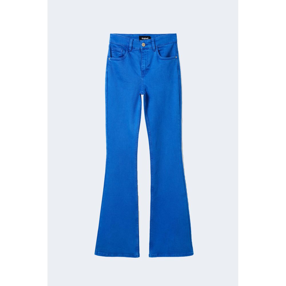 Pantalones y vaqueros de algodón azules