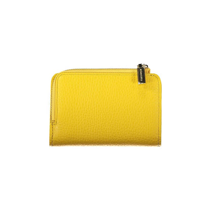 Yellow Leather Women Wallet