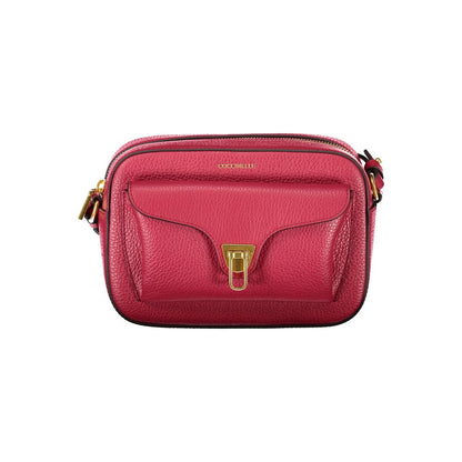 Red Leather Women Handbag