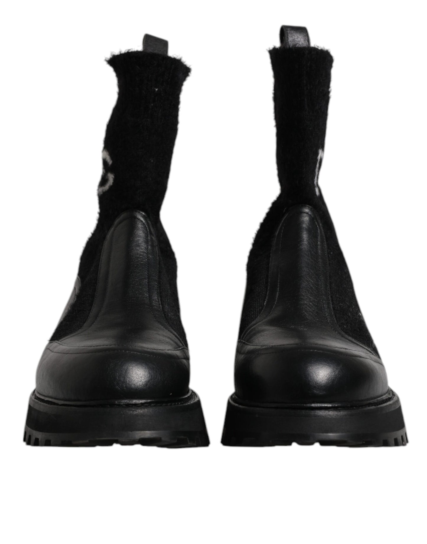 Calcetines Botines DG Logo Caballo Negro