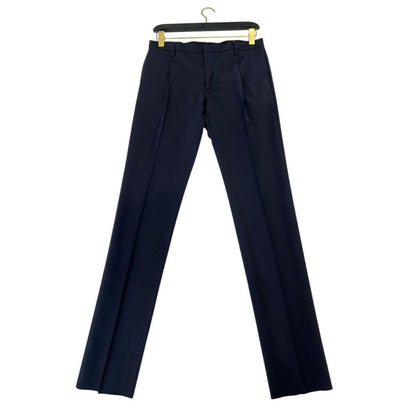 Blue Virgin Wool Men's Trouser