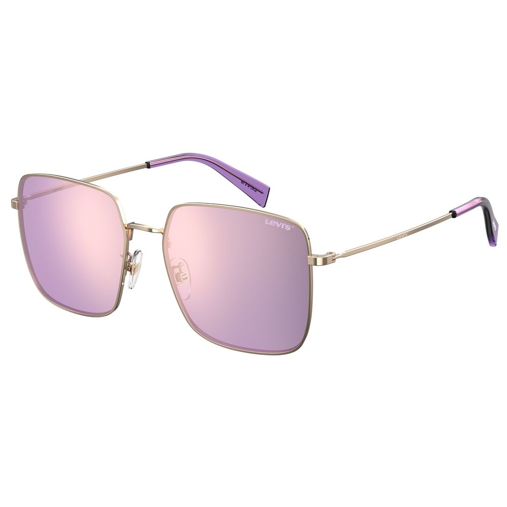 Rose Gold Metal Sunglasses