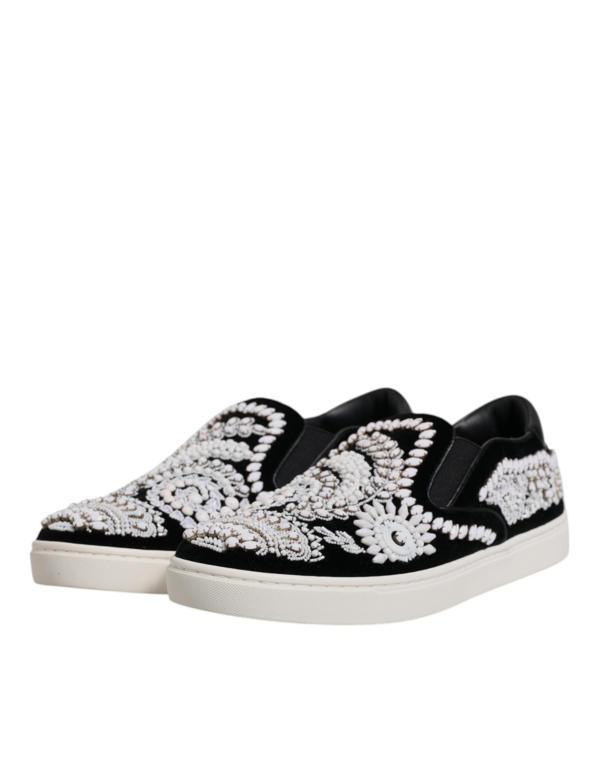 Zapatos Slip On London Negro Embellished Hombre