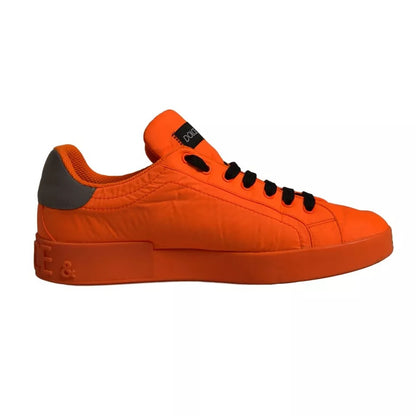 Orange Portofino Logo Tape Men Sneakers Shoes