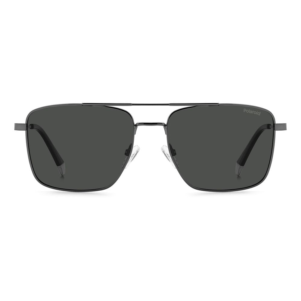 Gafas de sol de metal gris