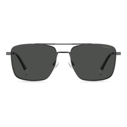 Gafas de sol de metal gris