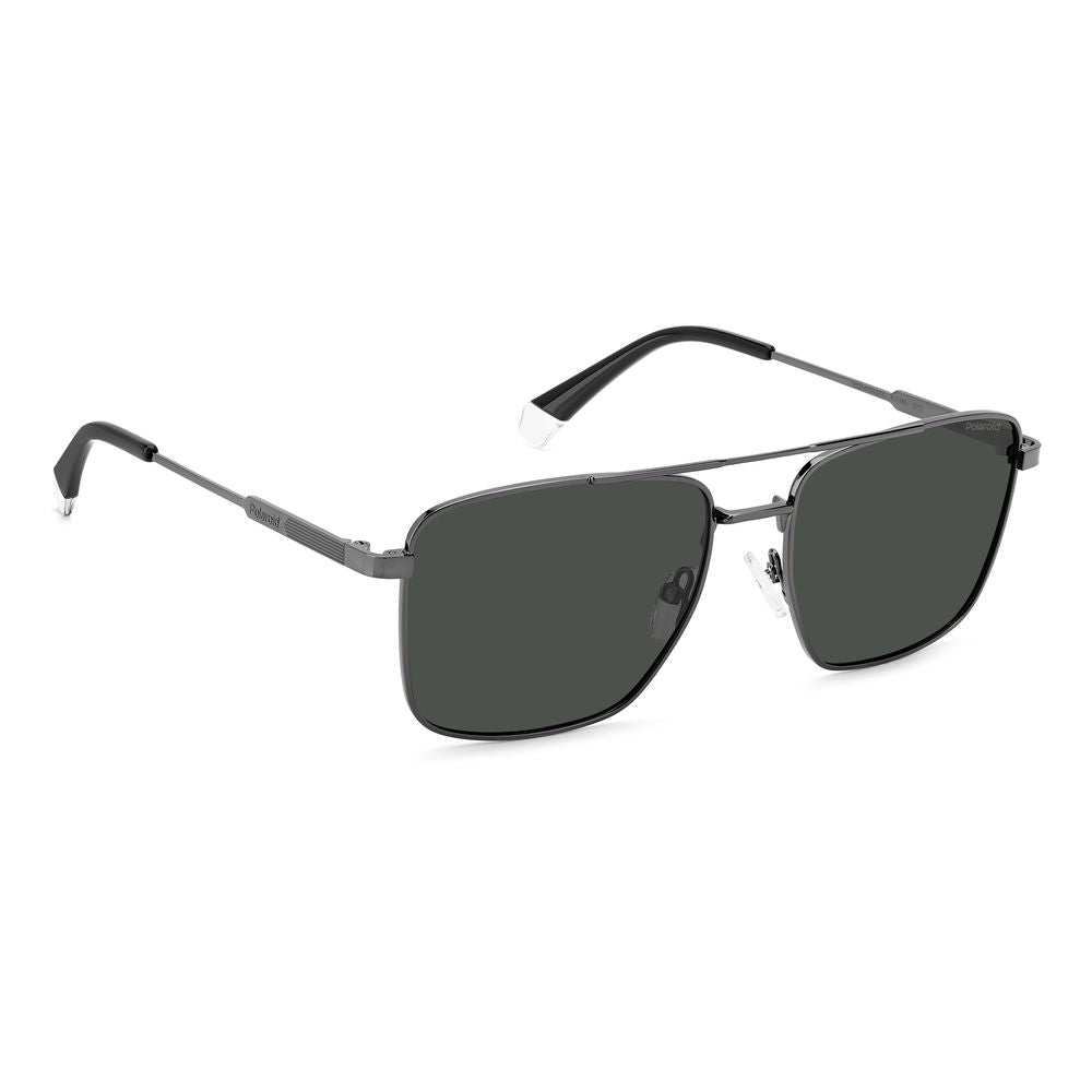 Gafas de sol de metal gris