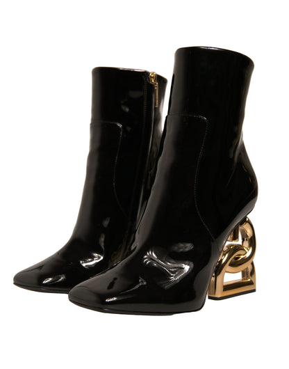 Botas de piel Jackie negras