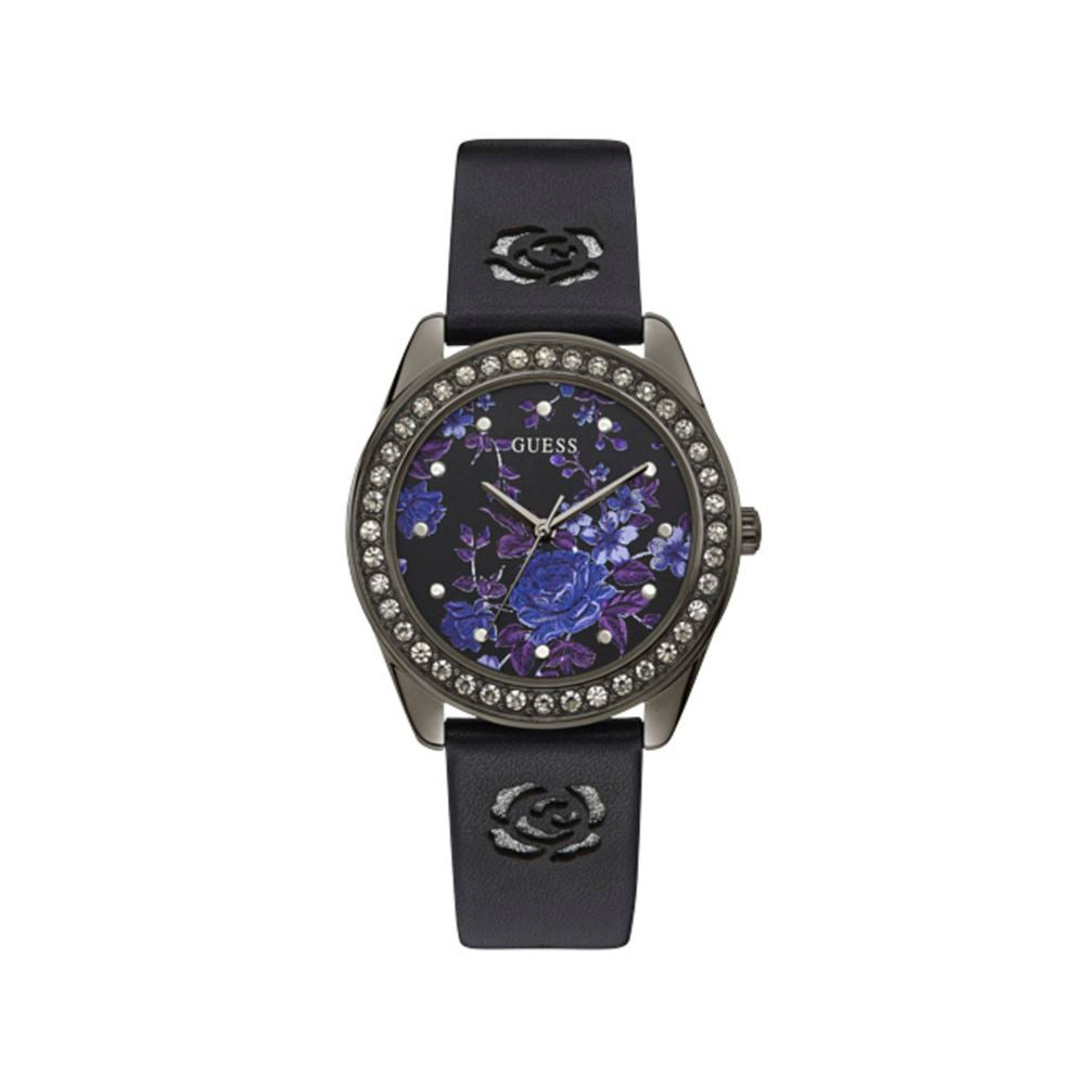 Reloj de piel negro