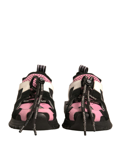 Black Pink Sorrento Trekking Sneakers Shoes