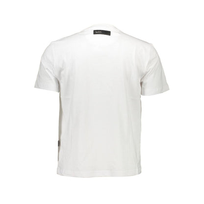 Camiseta blanca de algodón para hombre