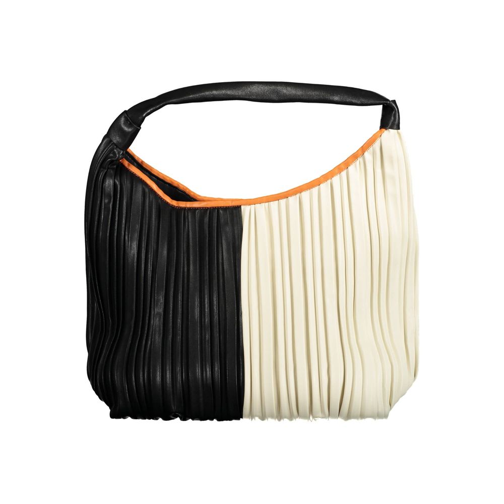 Bolso de polietileno negro para mujer