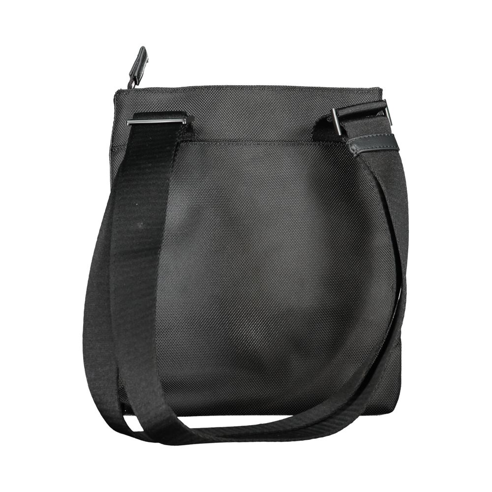 Bolso bandolera de poliéster negro