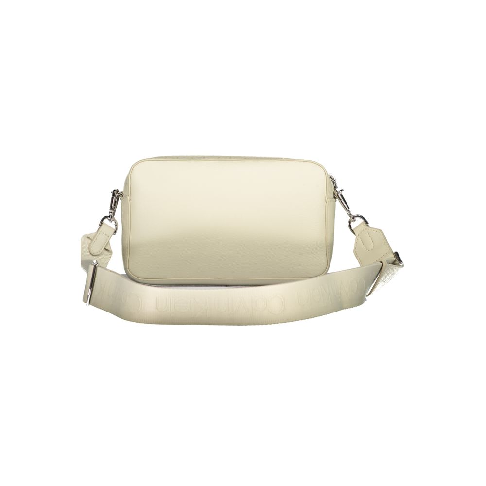 Bolso de poliéster beige