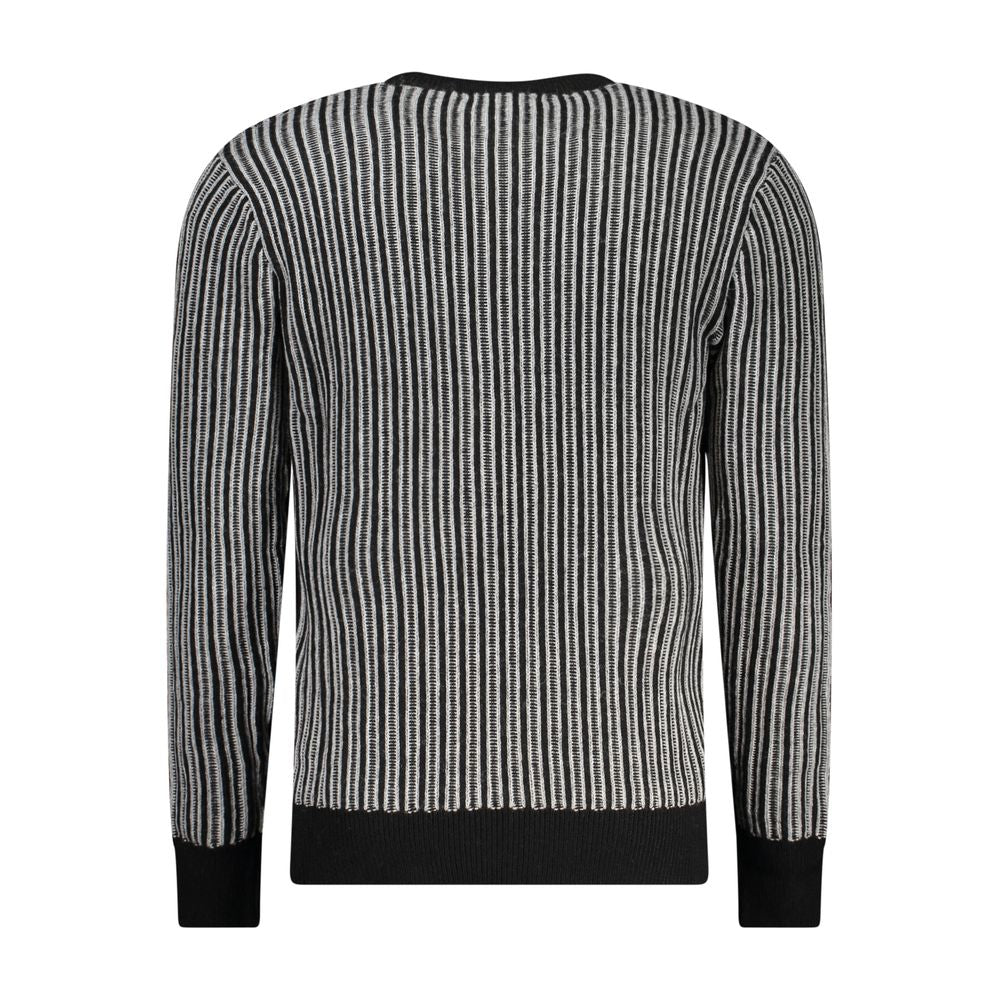 Black Polyester Sweater