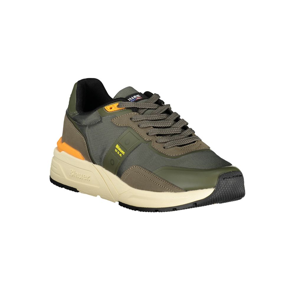 Green Polyester Sneaker