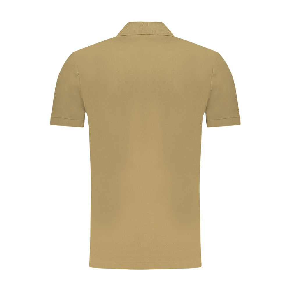 Polo verde de algodón para hombre
